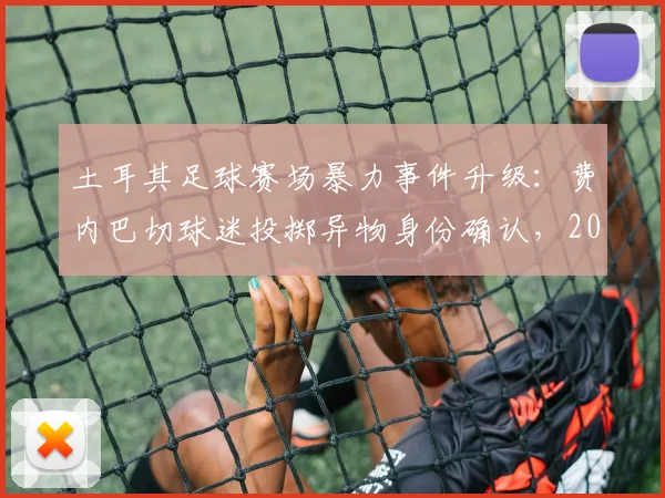 土耳其足球赛场暴力事件升级：费内巴切球迷投掷异物身份确认，2026年移送检察机关处理